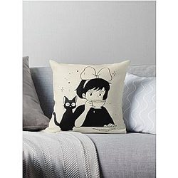 Ghibli Studio Pillows - Howl’s Hidden Garden Throw Pillow