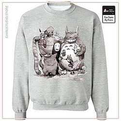 Ghibli ft. Pokemon Characters Sweatshirt