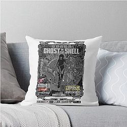 Major Motoko Kusanagi - Ghost in the Shell Throw Pillow