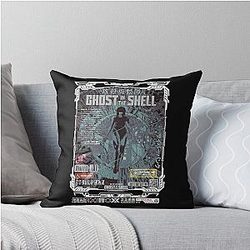 Major Motoko Kusanagi - Ghost in the Shell Throw Pillow
