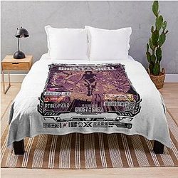 Major Motoko Kusanagi Ghost in the Shell Throw Blanket