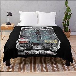 Major Motoko Kusanagi - Ghost in the Shell Throw Blanket