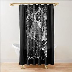 Ghost in the Shell Japanese Shower Curtain