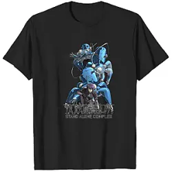 Motoko & Tachikomas PTTT1906  Ghost In The Shell T-Shirts
