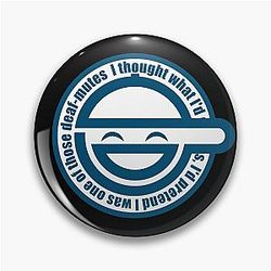 Laughing Man - Ghost in the Shell Pin