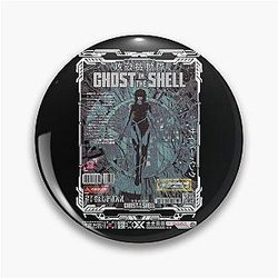 Major Motoko Kusanagi - Ghost in the Shell Pin