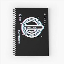 The Laughing Man Ghost Shell Hacker Spiral Notebook