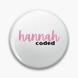 Hannah Berner Codes The Squad Pin