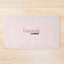 Hannah Berner Coded Bath Mat
