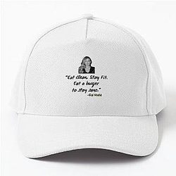 Unique Gigi Hadid Clean Stay Fit Eat a Burger to Stay Sane Bella Hadid Baseball Cap