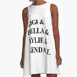 Gigi Hadid A Line Dress