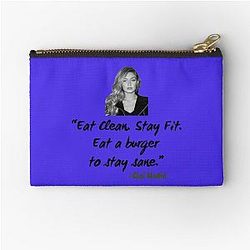 Gigi Hadid Eat Clean Stay Fit Zipper Pouch