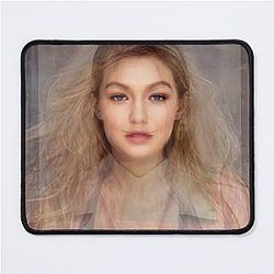 Gigi Hadid portrait mouse pad
