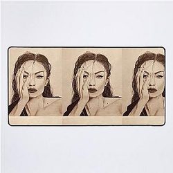 Gigi Hadid Portrait Desk Mat