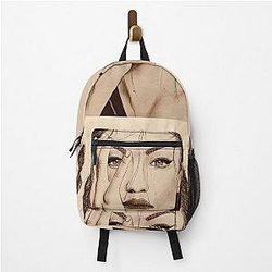 Gigi Hadid portrait Backpack