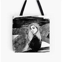 Gigi Hadid Sketch All Print Tote Bag