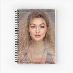 Gigi Hadid Portrait Spiral Notebook