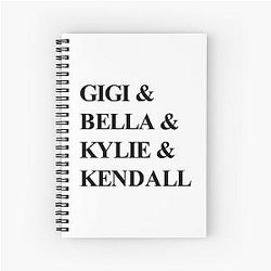 Gigi Hadid Spiral Notebook