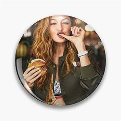 Gigi Hadid iPhone Case and Sticker Pin
