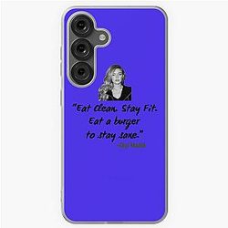 Gigi Hadid Eat Clean, Stay Fit Eat a Burger to Stay Sane Samsung Galaxy Soft Case