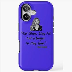 Unique Gigi Hadid Eat Clean Stay Fit iPhone Tough Case