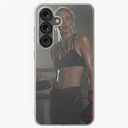 Gigi Hadid During a Boxing Workout with Samsung Galaxy Case