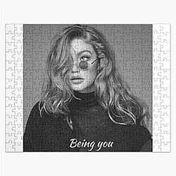 Gigi Hadid designs for Redbubble Jigsaw Puzzle