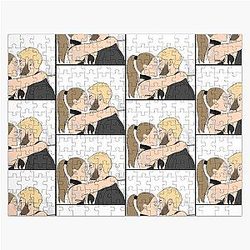 Zayn Malik and Gigi Hadid Hand-Drawn Art Jigsaw Puzzle