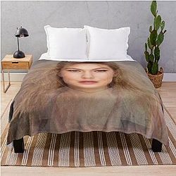 Gigi Hadid Portrait Blanket