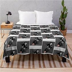 Gigi Hadid Digital Manipulation - Bella Hadid Throw Blanket