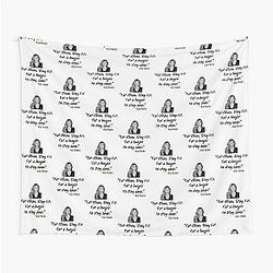 Unique Gigi Hadid Eat Clean Stay Fit Eat A Burger To Stay Sane Perfect Gift Bella Hadid Tapestry