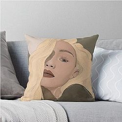Gigi Hadid Throw Pillow