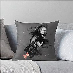 Gigi Hadid Digital Manipulation Throw Pillow