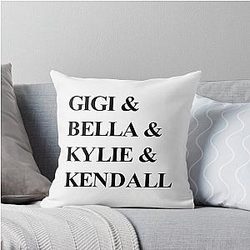 Gigi Hadid Throw Pillow