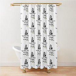 Gigi Hadid Eat Clean Stay Fit Eat a Burger to Stay Sane - Perfect Gift - Bella Hadid Shower Curtain