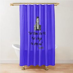 Gigi Hadid Eat Clean Stay Fit To Stay Sane Shower Curtain