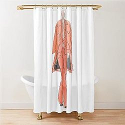 Gigi Hadid Outfit Shower Curtain