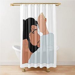 Zayn Malik and Gigi Hadid Inspired Shower Curtain