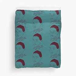 Gigi Hadid Unbothered Art Duvet Cover