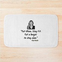 Gigi Hadid Eat Clean Stay Fit Eat A Burger To Stay Sane - Bella Hadid Bath Mat