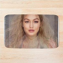 Gigi Hadid Portrait Bath Mat