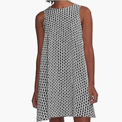 Gilbert Burns Black A-Line Dress