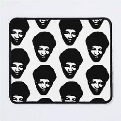 Gilbert Burns Black Mouse Pad