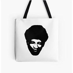 Gilbert Burns Black and White Print Tote Bag