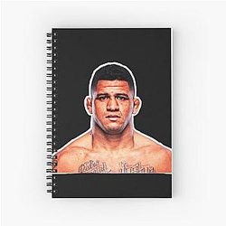 Gilbert Burns UFC Fighter Spiral Notebook