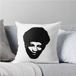 Gilbert Burns Black Throw Pillow