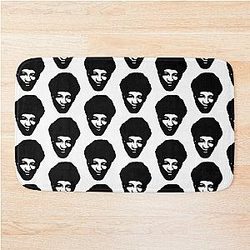 Gilbert Burns Black Bath Mat