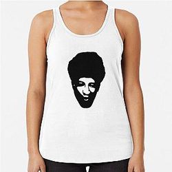 Gilbert Burns Black Racerback Tank Top