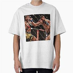 Khamzat Chimaev vs Gilbert Burns Oversized T-Shirt