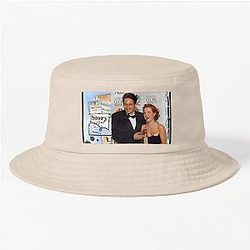 David Duchovny and Gillian Anderson Golden Globe Bucket Hat